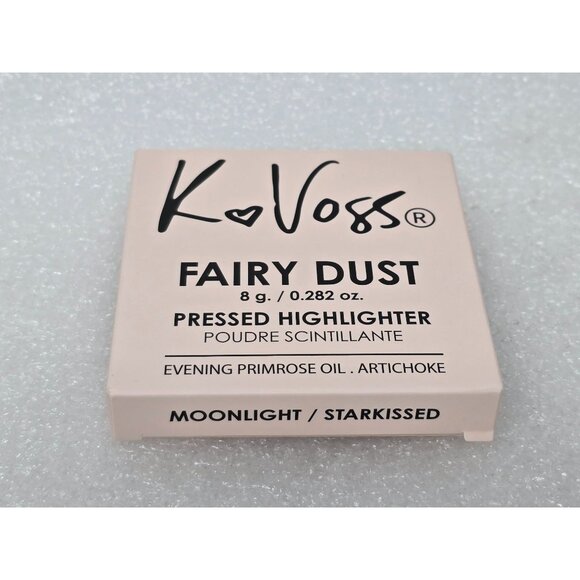 K Voss Fairy Dust Pressed Highlighter Moonlight / Starkissed 8g Cosmetic Makeup - Picture 1 of 2